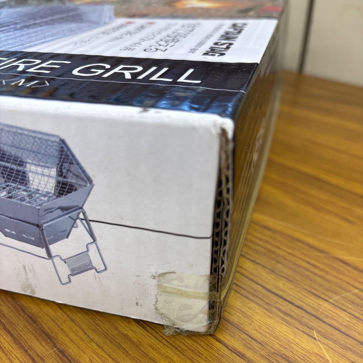 【新品】キャプテンスタッグ M-6498 ヘキサステンレスファイアグリル M2点 ヘキサ - ステンレスファイアグリル(M) キャプテンスタッグ M