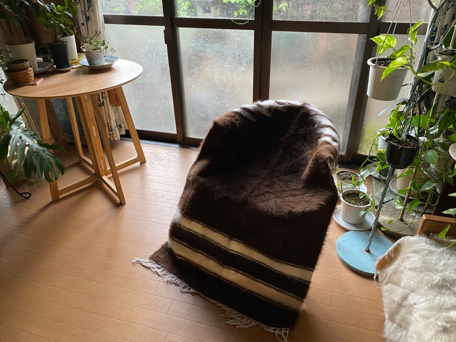 しっかりした織でラグにも最適