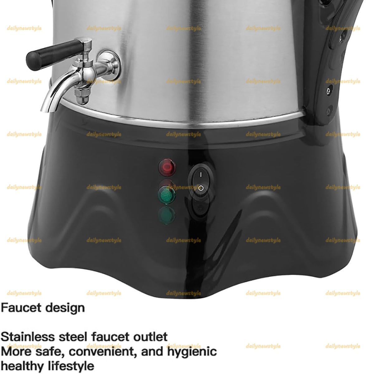 人気推薦 900W トルコ ティーポット 1L セラミック ティーポット ステンレス スチール ティーポット トルコ ティーポット 保温機能付き コーヒー 香り付き紅茶 トルコ紅茶用