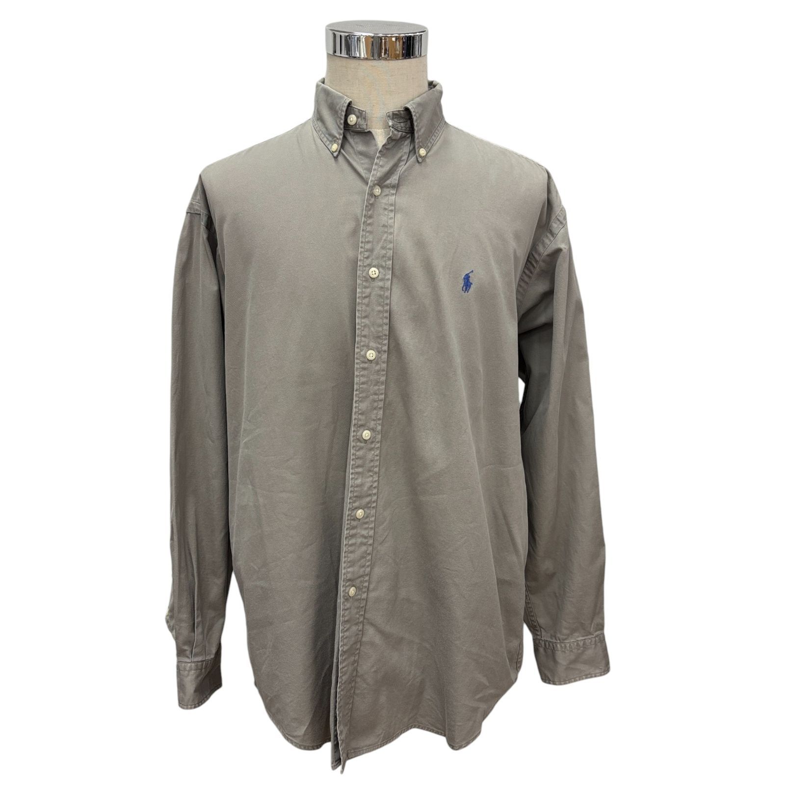 POLO RALPH LAUREN ポロ ラルフ ローレン グレー 長袖 トップス L