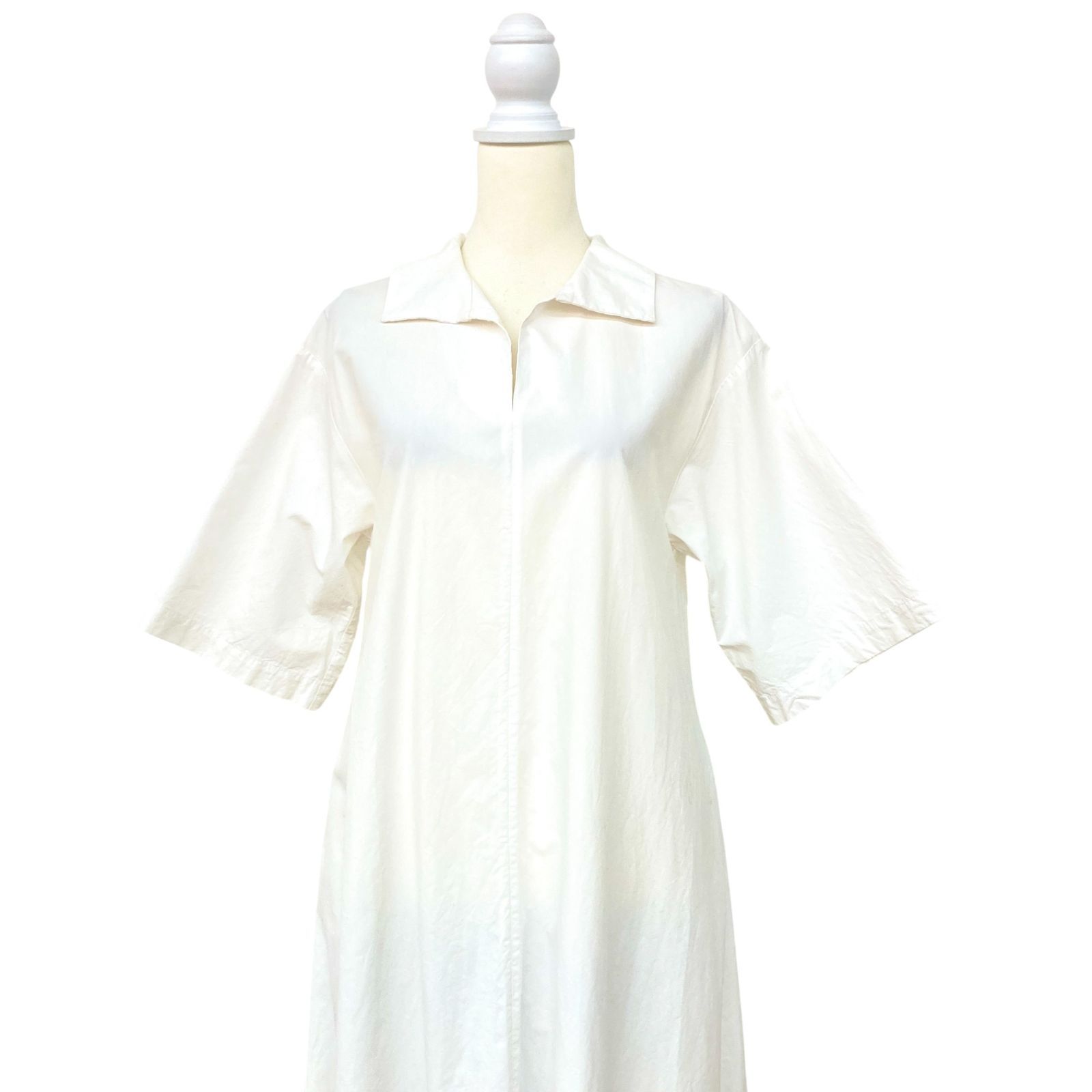 SLOBE IENA スローブイエナ ホワイト ロング シャツワンピース M