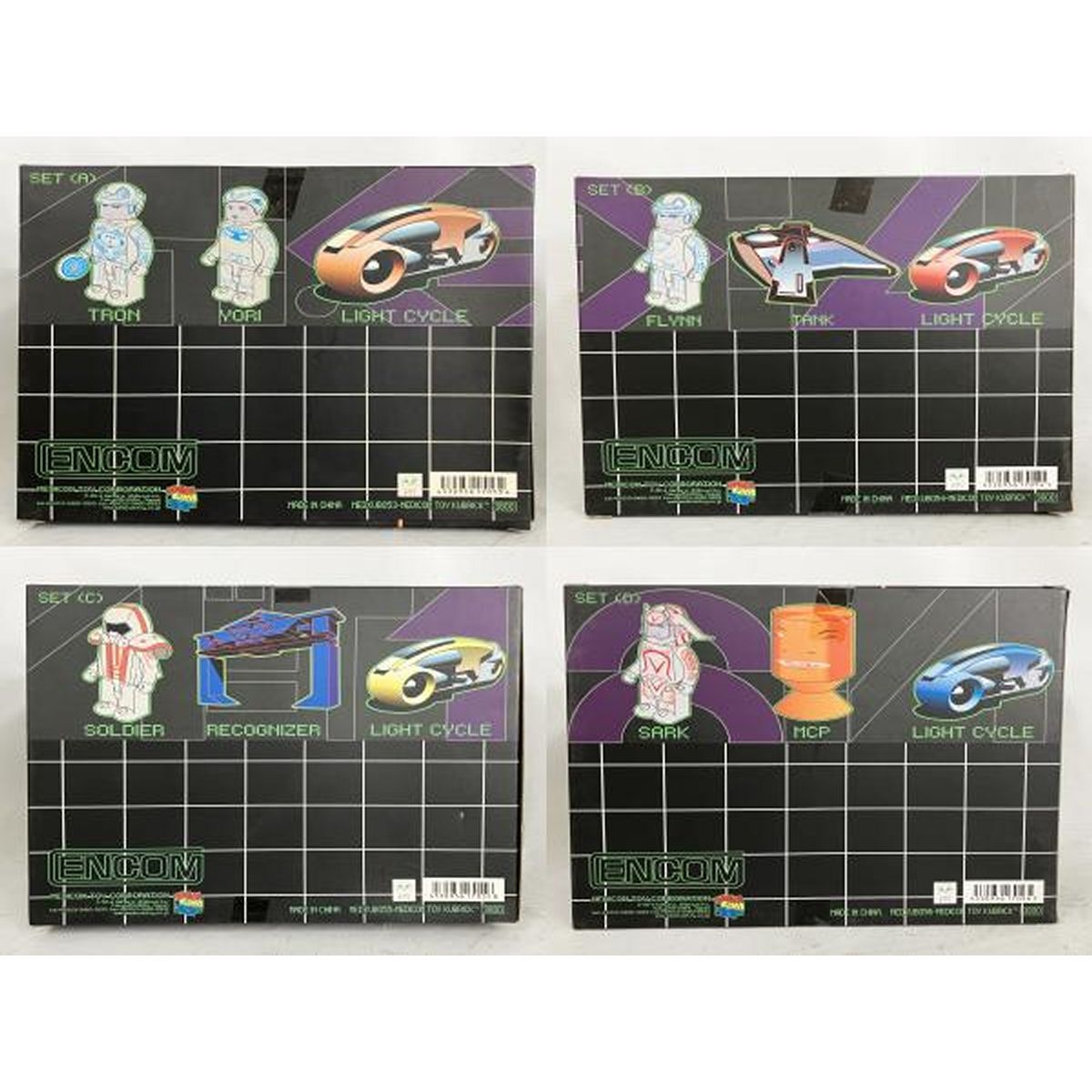 MEDICOM TOY KUBRICK ENCOM A-D 4点セット フィギュア おまとめ Y10568121