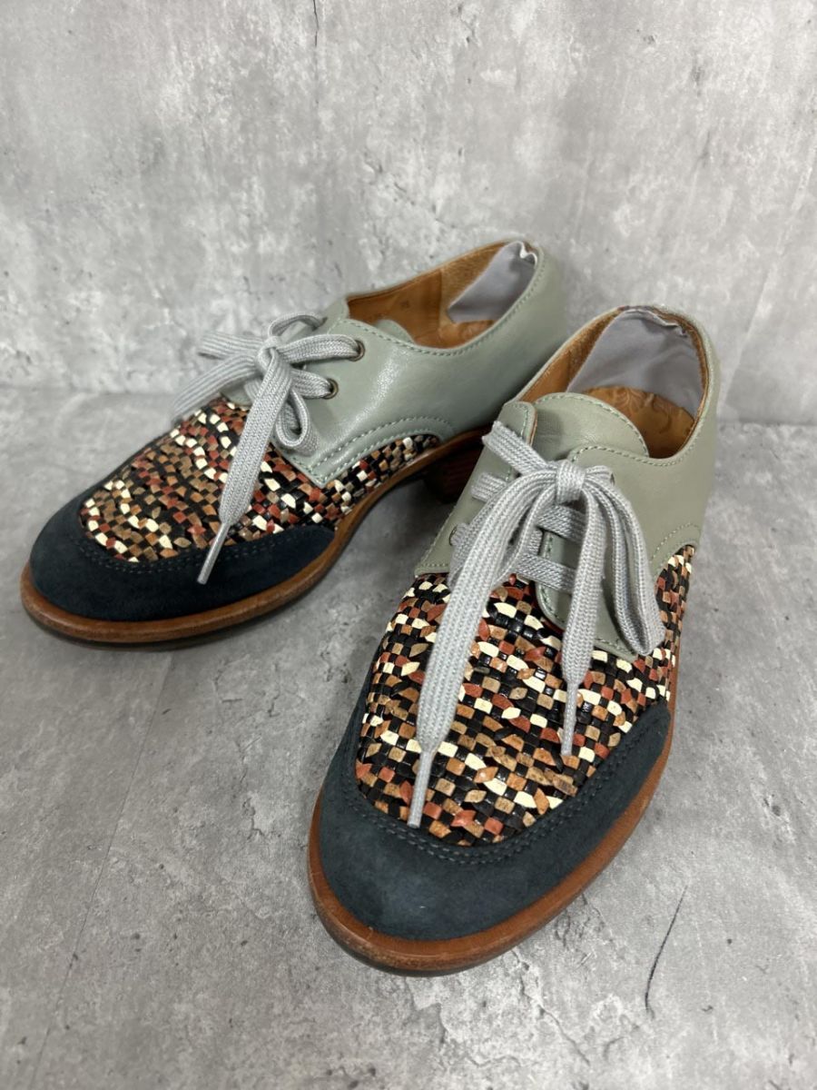 ＣＨＩＥ ＭＩＨＡＲＡ ドレス シューズ size22.5～23.0ｃｍ|緑 ◎レディース