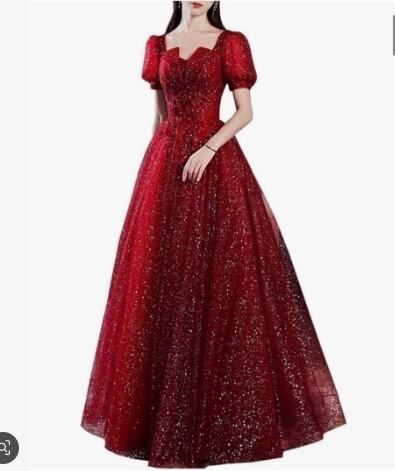 結婚式 二次会 赤 大きいサイズ ドレス 15号 2XL OPN1157