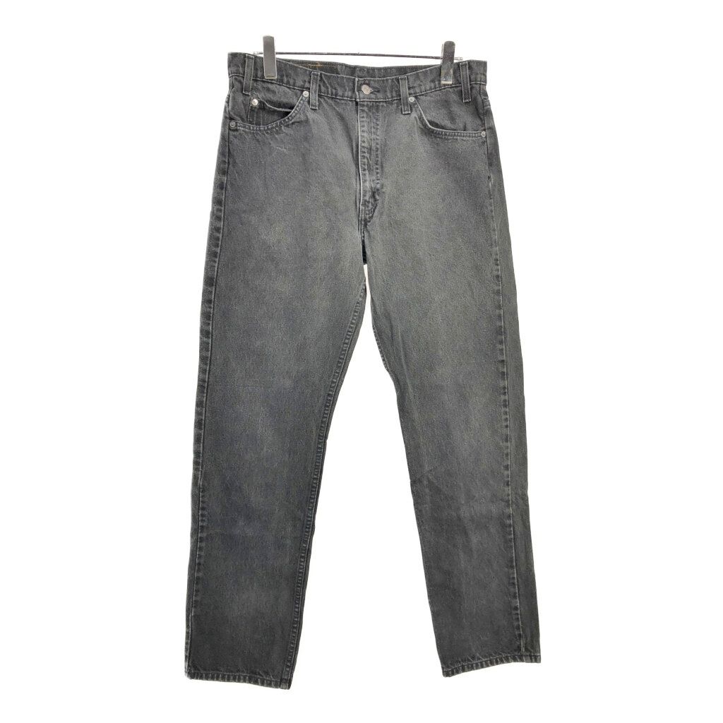 90年代 Levi s リーバイス 505 デニムパンツ オレンジタブ ブラック メンズ W36 L32 古着 V7186