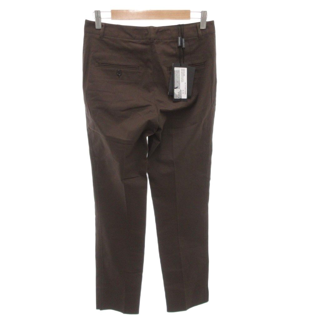 ドルチェ-ガッバーナ ドルガバ DOLCE-GABBANA パンツ チノパン テーパード イタリア製 40 茶 ブラウン FF GY19