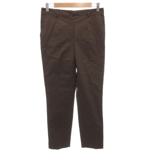 ドルチェ-ガッバーナ ドルガバ DOLCE-GABBANA パンツ チノパン テーパード イタリア製 40 茶 ブラウン FF GY19