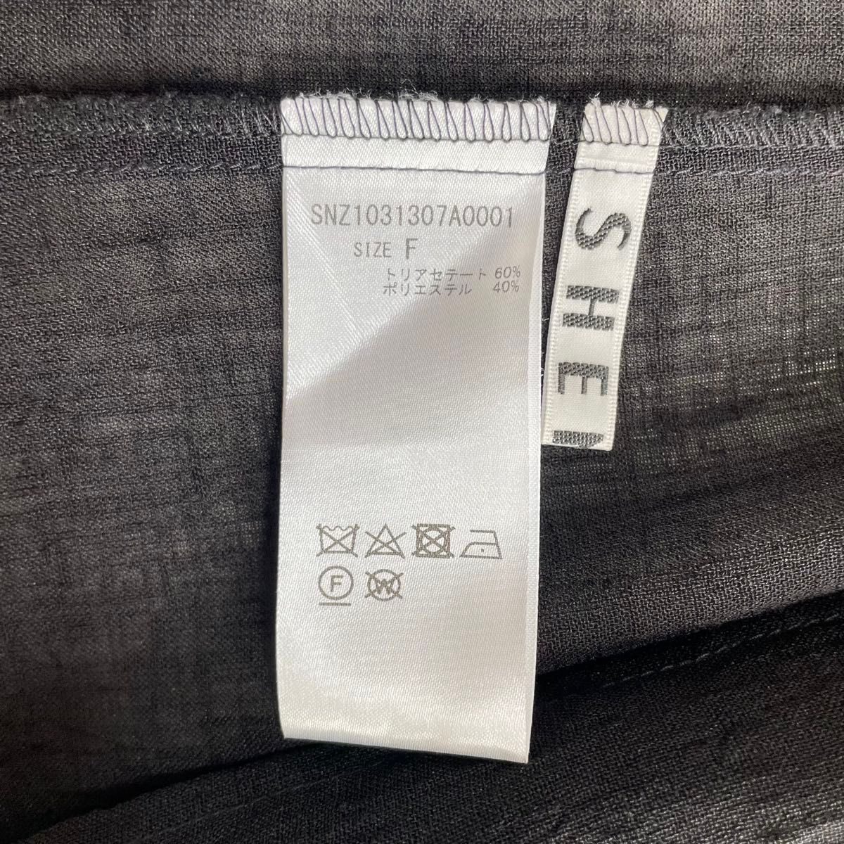 SHENERY シアー ダブル ジャケット ゆったりサイズ ブラック F GULLKHAN_COM