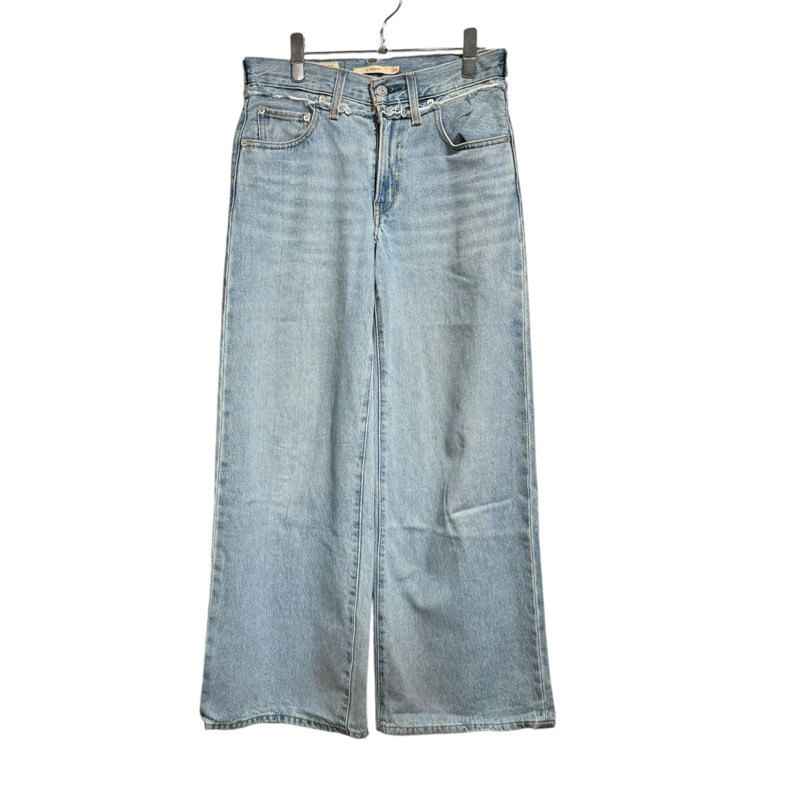 Levi’s リーバイス ⑤ 25030913000030 SLOBE別注 XL straight デニムパンツ レディース ブルー W24