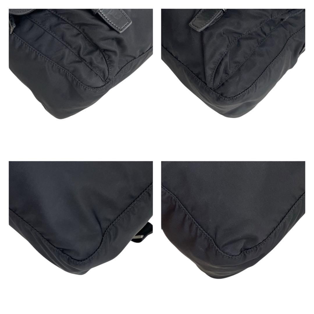 価格交渉/質問大歓迎♪】極美品 プラダ PRADA 三角ロゴ ナイロン 黒