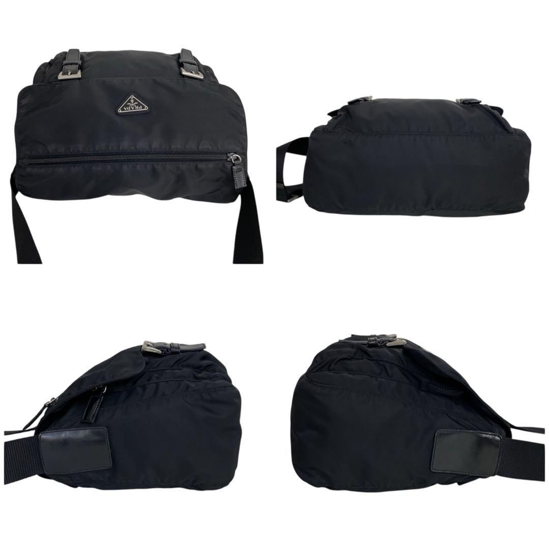 価格交渉/質問大歓迎♪】極美品 プラダ PRADA 三角ロゴ ナイロン 黒