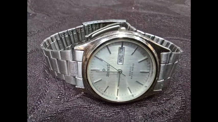 SIO NET SIOC メタル クォーツ リスト時計