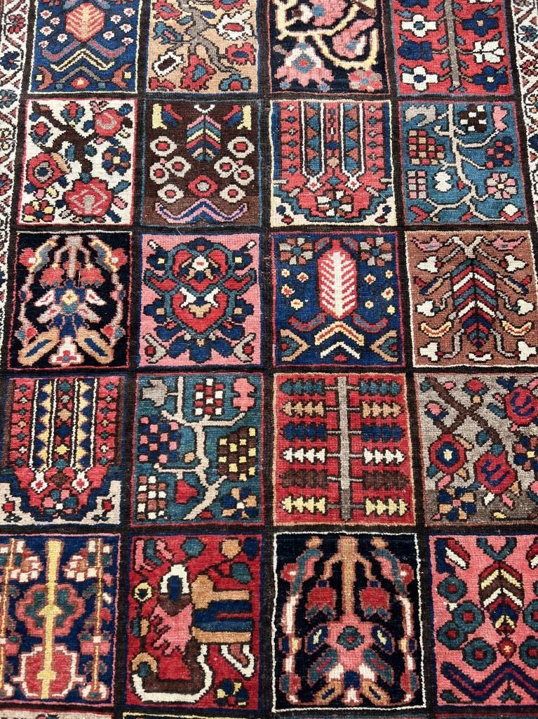 ヴィンテージ ラグ ウールラグ カーペット キリム 298x166cm 絨毯 ペルシャ絨毯 手織り 特大 長方形 ビンテージラグ 幾何学 ビンテージ ワンルーム バルーチ トルクメン トライバル ラグ