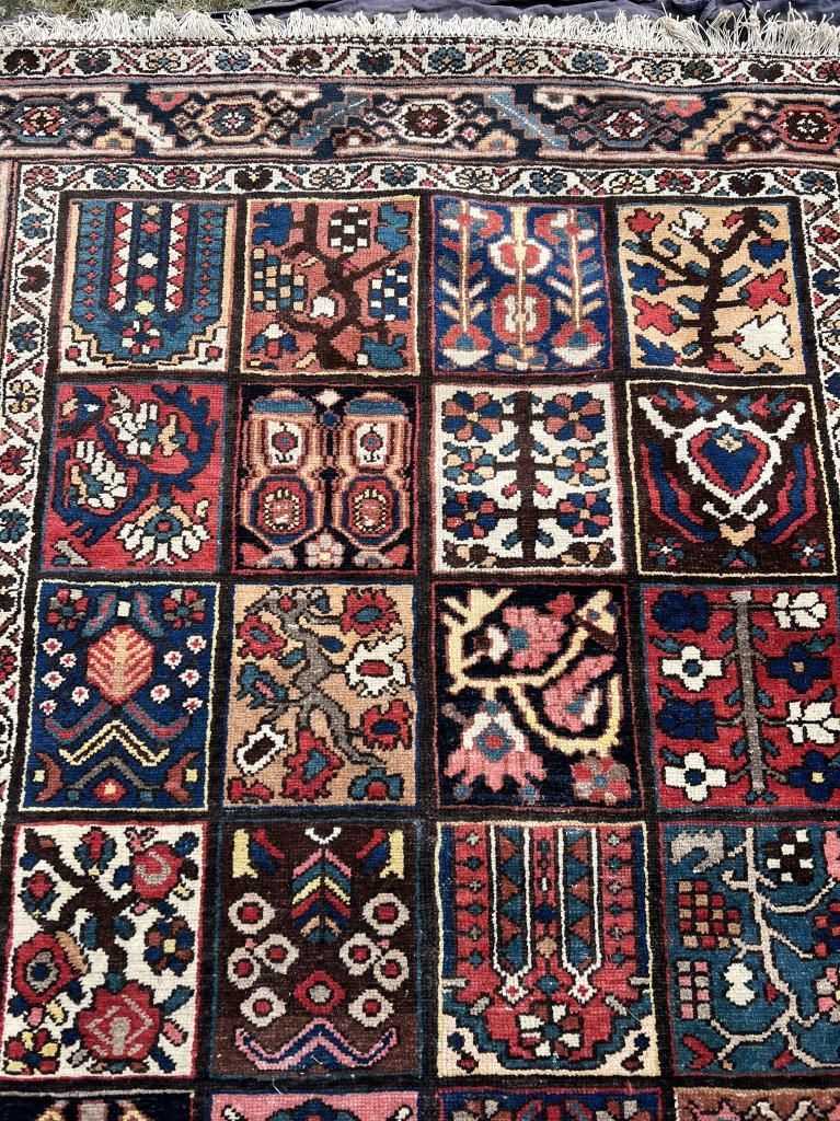 ヴィンテージ ラグ ウールラグ カーペット キリム 298x166cm 絨毯 ペルシャ絨毯 手織り 特大 長方形 ビンテージラグ 幾何学 ビンテージ ワンルーム バルーチ トルクメン トライバル ラグ MARWIL-DEMENAGEMENTS_CH