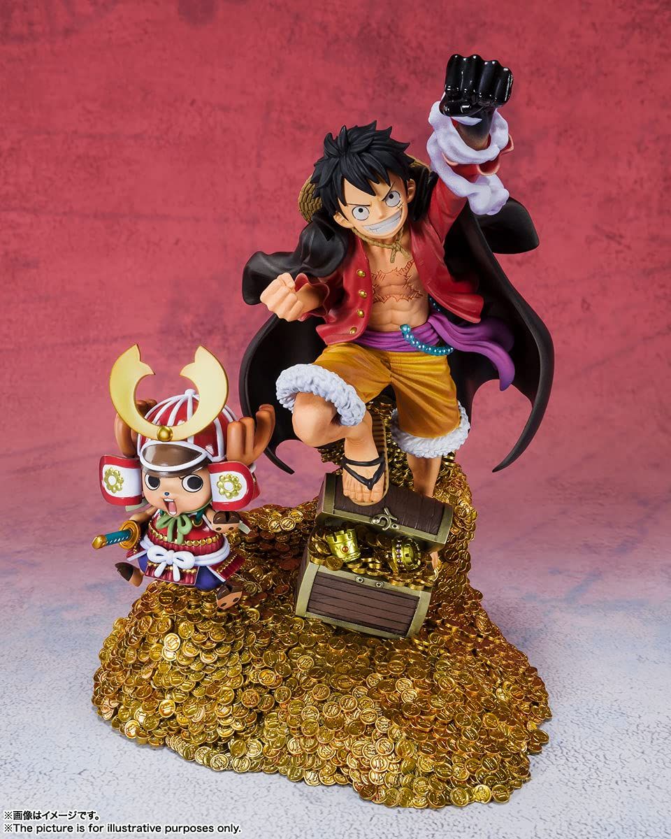 NATIONS フィギュアーツZERO ONE PIECE モンキー D ルフィ WT 100記念 尾田栄一郎描き下ろし 大海賊百景 約190 mm ABS PVC製 塗装済み完成品フィギュア 201924