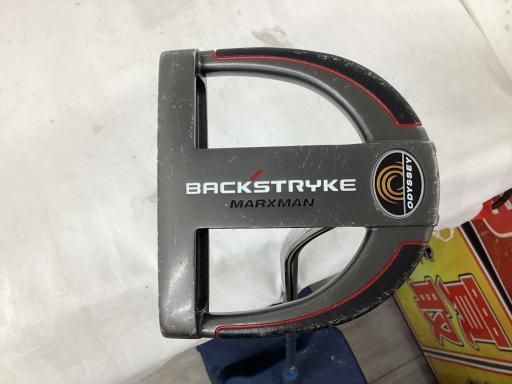 オデッセイ BACK STRYKE MARXMAN 34インチ レフティ パター PT スチール フレックスその他 メンズ 男性用 左利き レフティ 左用 Dランク ゴルフクラブ