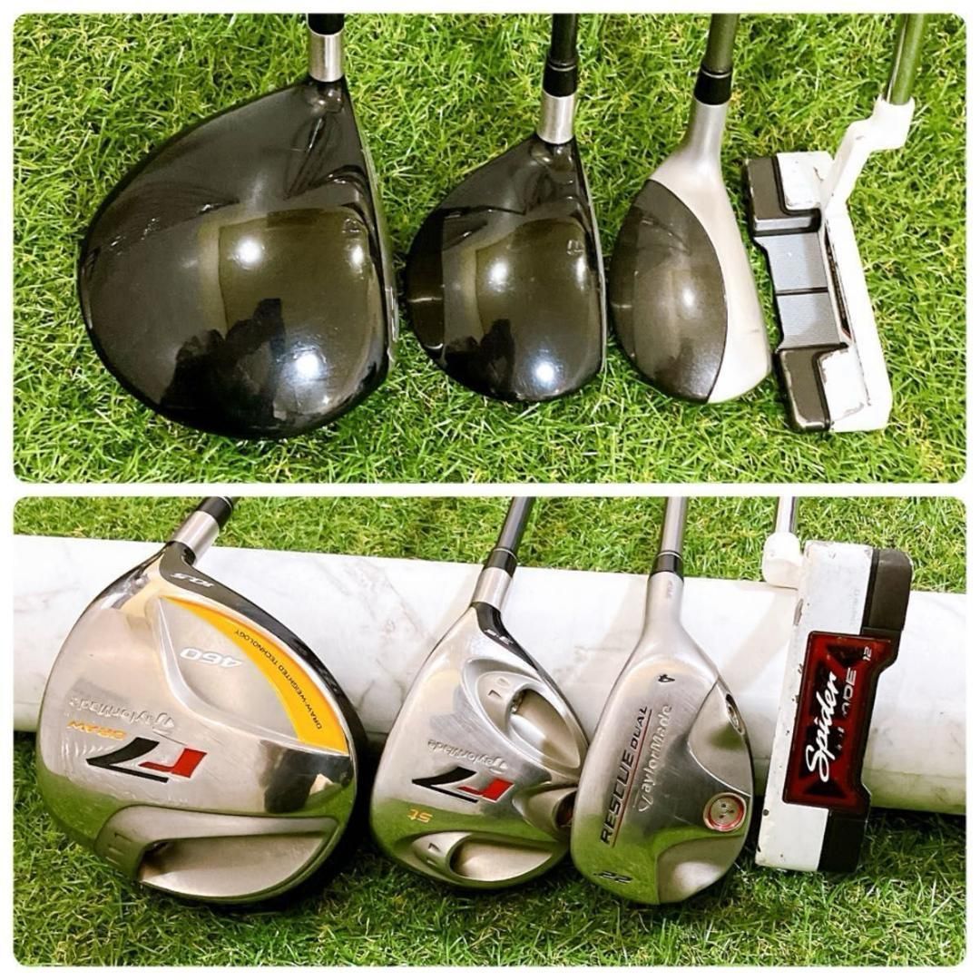 豪華12本 テーラーメイド r7 メンズゴルフセット 初心者 コース