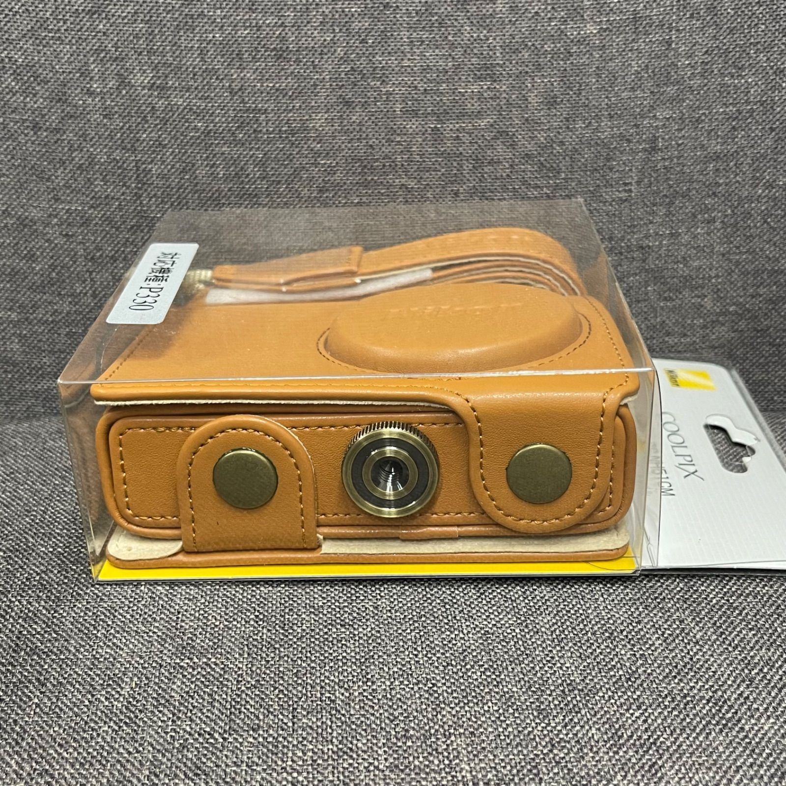 NPA】未開封品 Nikon ニコン COOLPIX P330対応 カメラケース キャメル