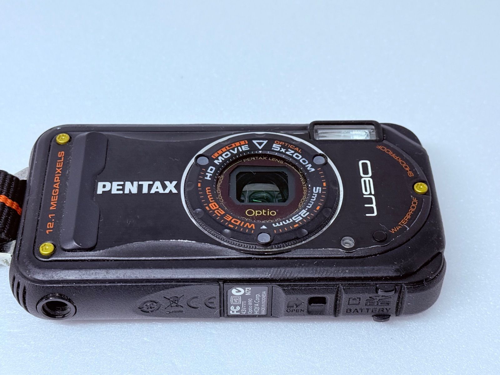 PENTAX Optio W90 動作確認済 防水コンデジ 耐衝撃 タフネス キャンプ 
