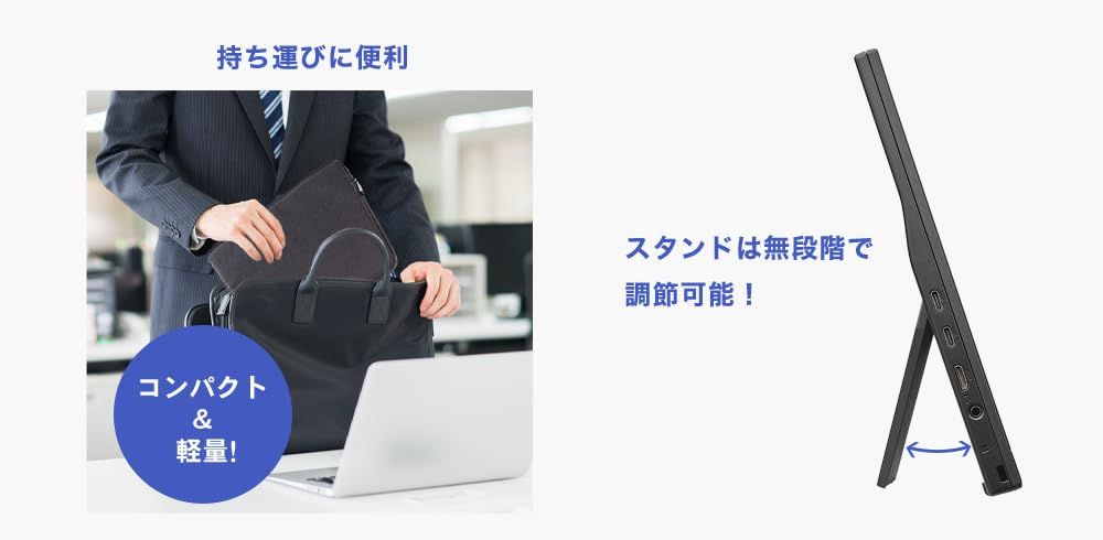 I-O DATA アイ オー データ 14型フルHD対応モバイルディスプレイ LCD-YC141DXシリーズ LCD-YC141DX