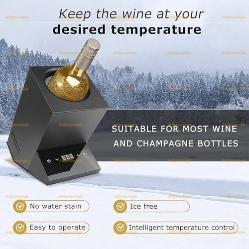 人気推薦 ボトルワインクーラー ボトルクーラー インテリジェントな一定温度制御 24時間低温 アパート ヴィラ バー オフィスに最適 MARWIL-DEMENAGEMENTS_CH
