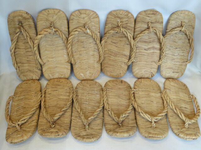 十月◆特売品 一回使用 露地草履 六客揃 段ボール箱梱包 税込 送料込