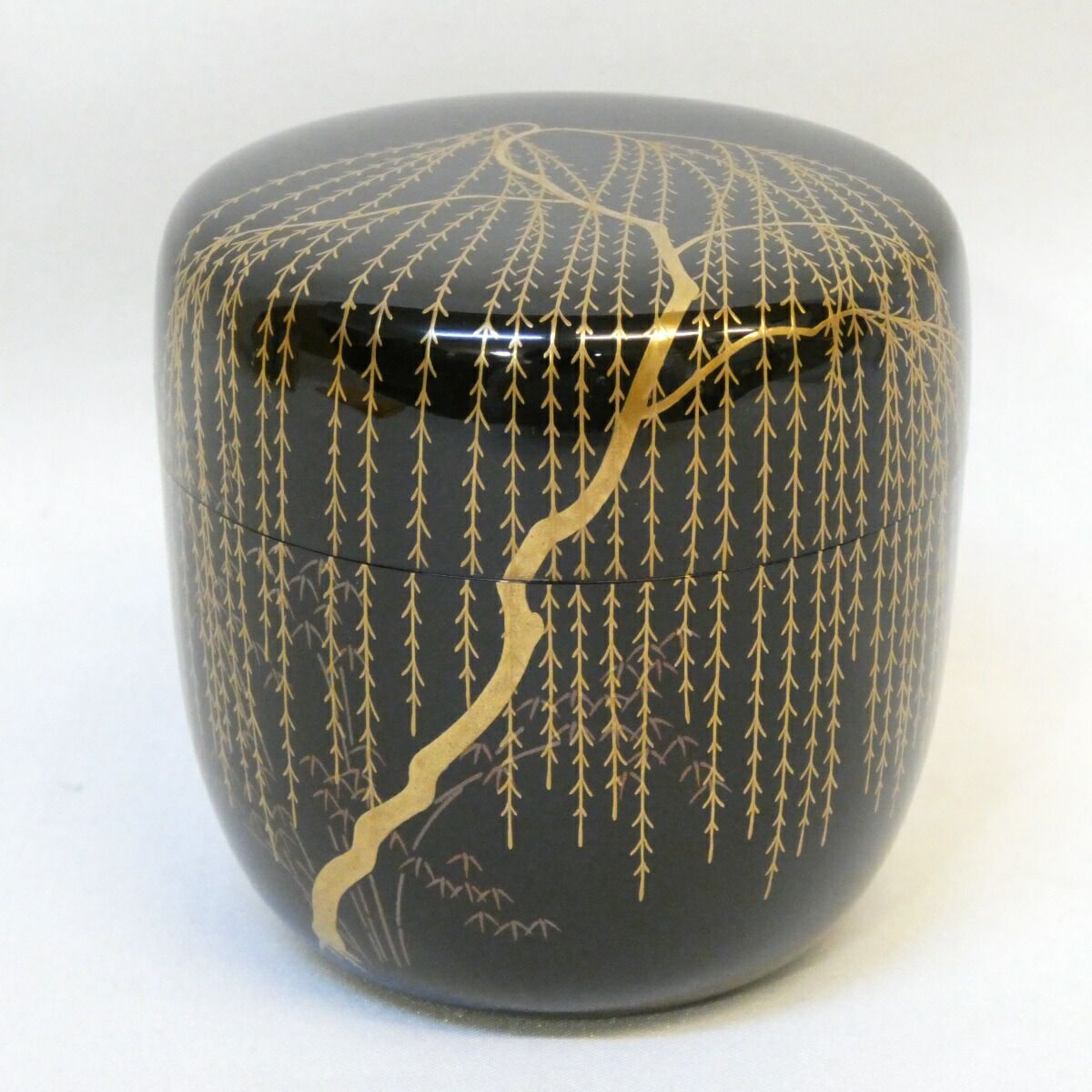 井伊宗観好写 中村宗悦作 柳竹に鶯蒔絵 大棗 十二ヶ月の内 一月 茶道具