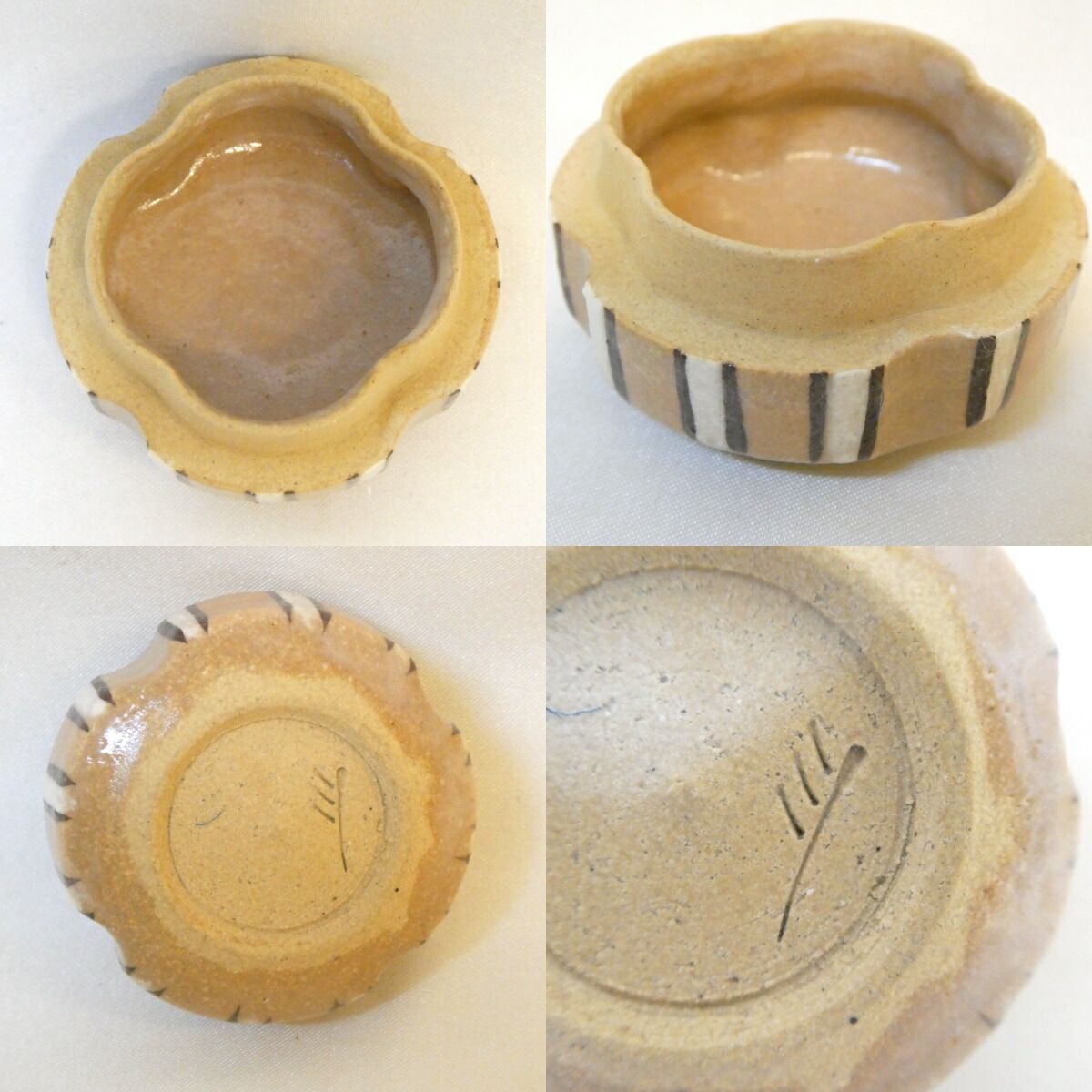 季節の茶道具 大萱窯 加藤弥右衛門作 赤織部 はじき 香合 茶道具 WWW_SKLAD-KIRPICHA_RU