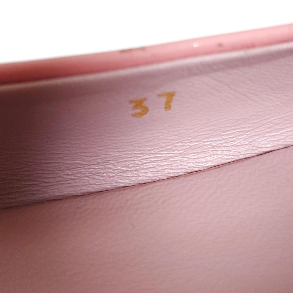  DOLCE-GABBANA ドルチェアンドガッバーナ フラットシューズ 37 レディース - ライトピンク×ピンク×マルチ フラワー 花 BAMBINO レザー フラットシューズ バレエシューズ パンプス