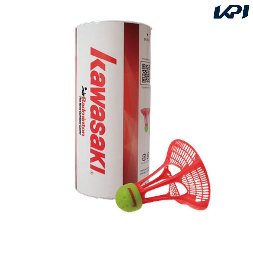 バドミントンシャトルコック Kawasaki エアシャトル3P 10本 30個 AS-02-10