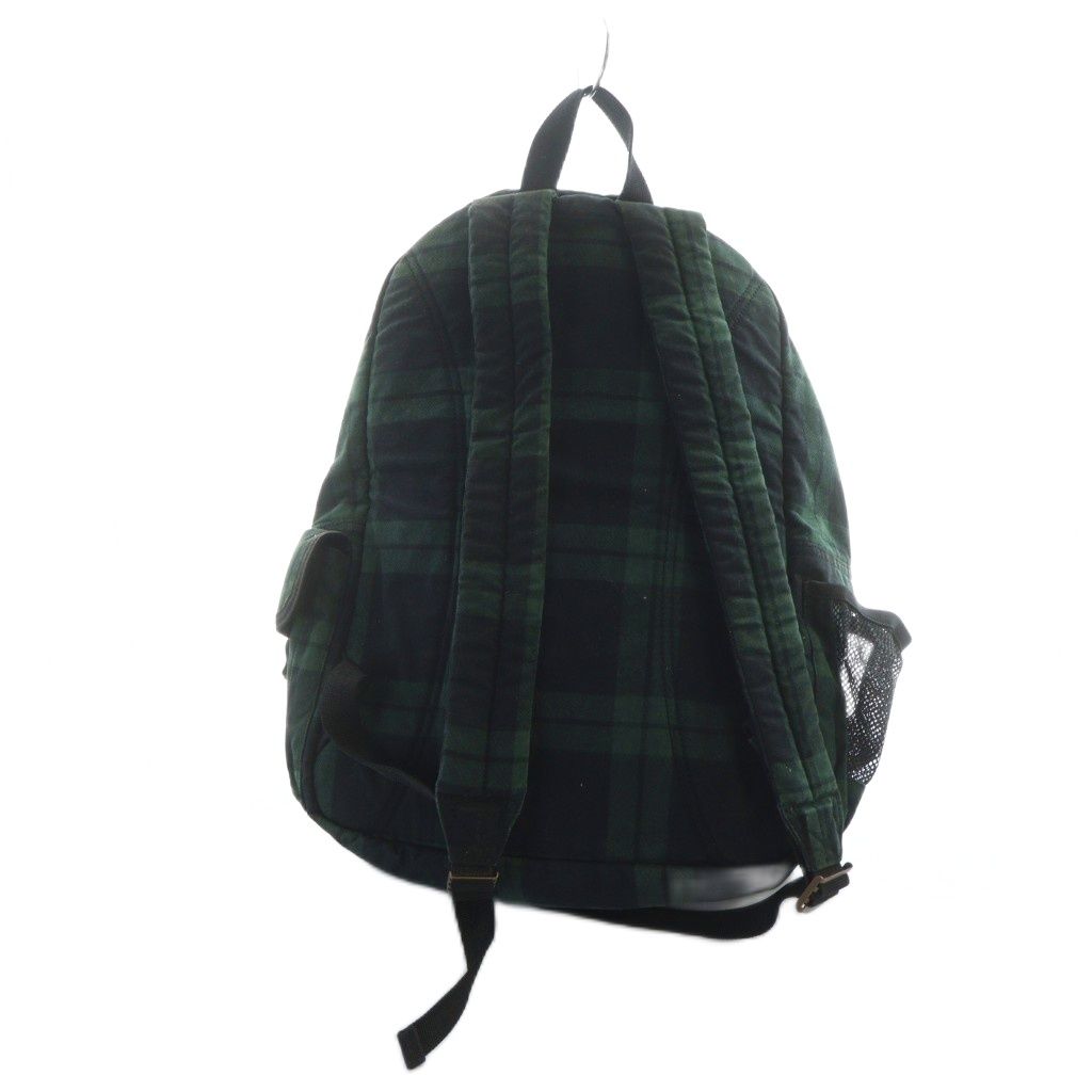 ラルフローレン RALPH LAUREN リュックサック バックパック ブラックウォッチ ロゴ チェック柄 緑 グリーン GY18 MQ
