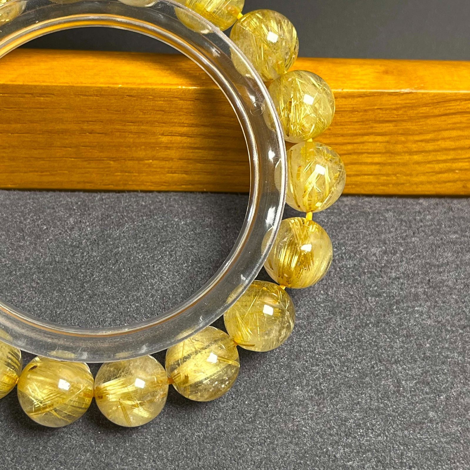 満針ルチルクォーツ ブレスレット