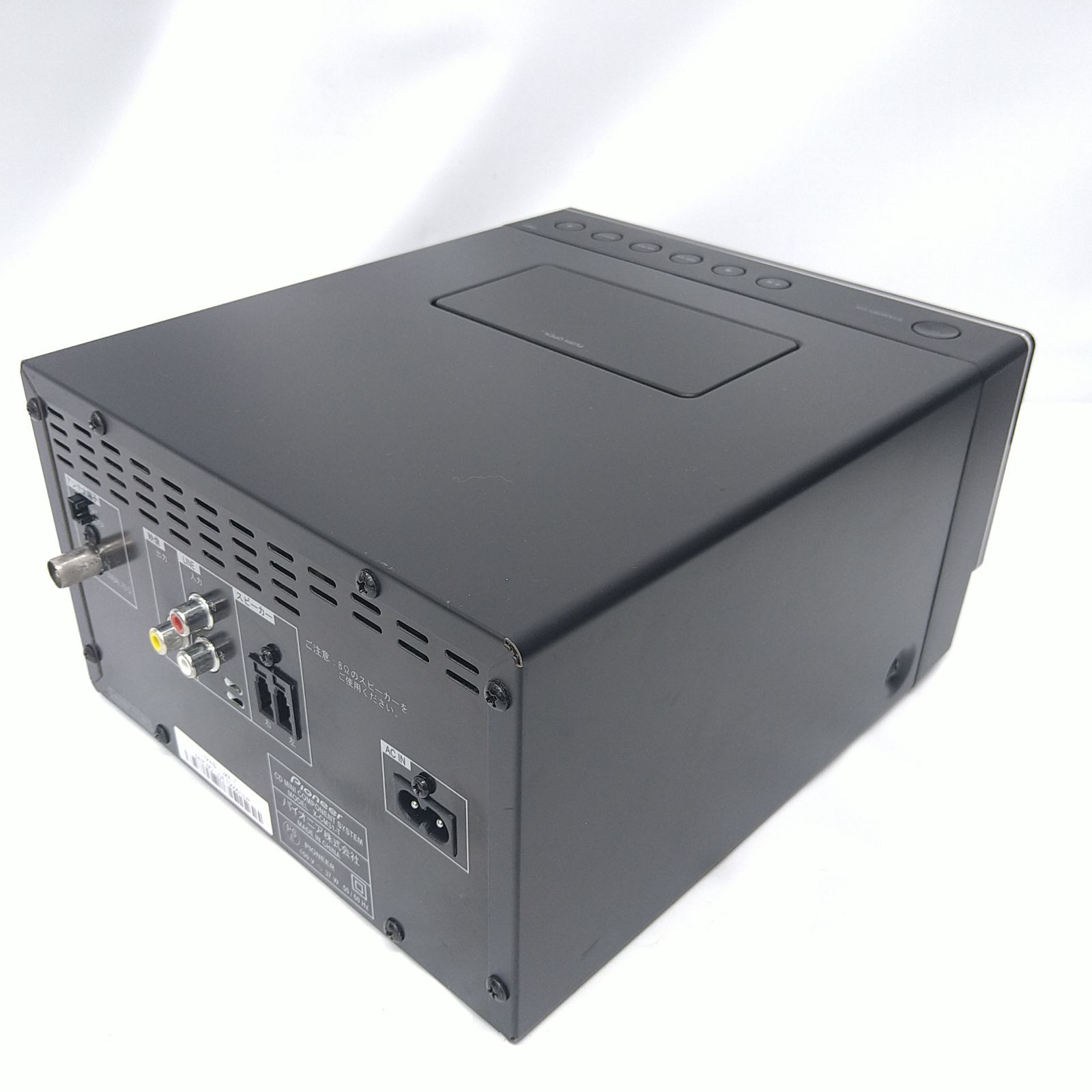  Pioneer CDミニコンポーネントシステム X CM 31 T ブラウン ピックアップレンズ清掃 ゴムベルト交換済み CD SACDプレーヤー プレーヤー