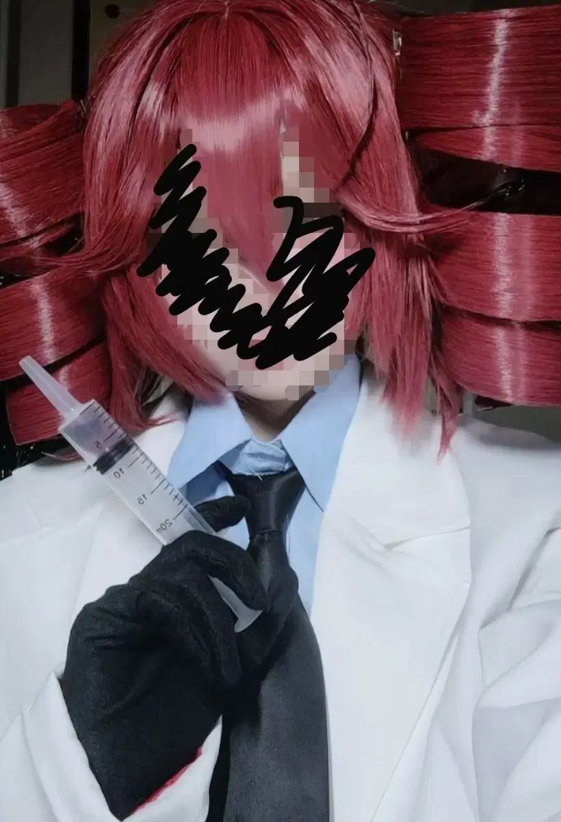 医学テト 重ねテト コスプレ ウィッグ