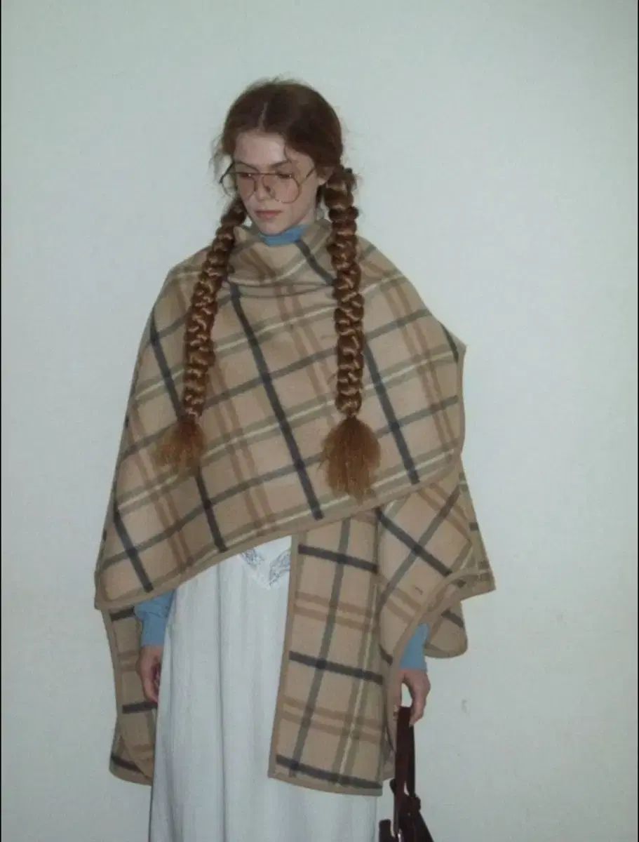 スムードムード マリー ウール カシミア ケープ ショール