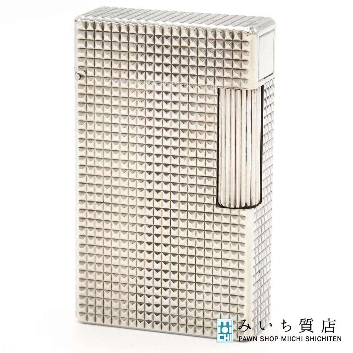 S.T.Dupont デュポン ガスライター LINE1 ライン1 シルバーカラー 着火未 eco1525