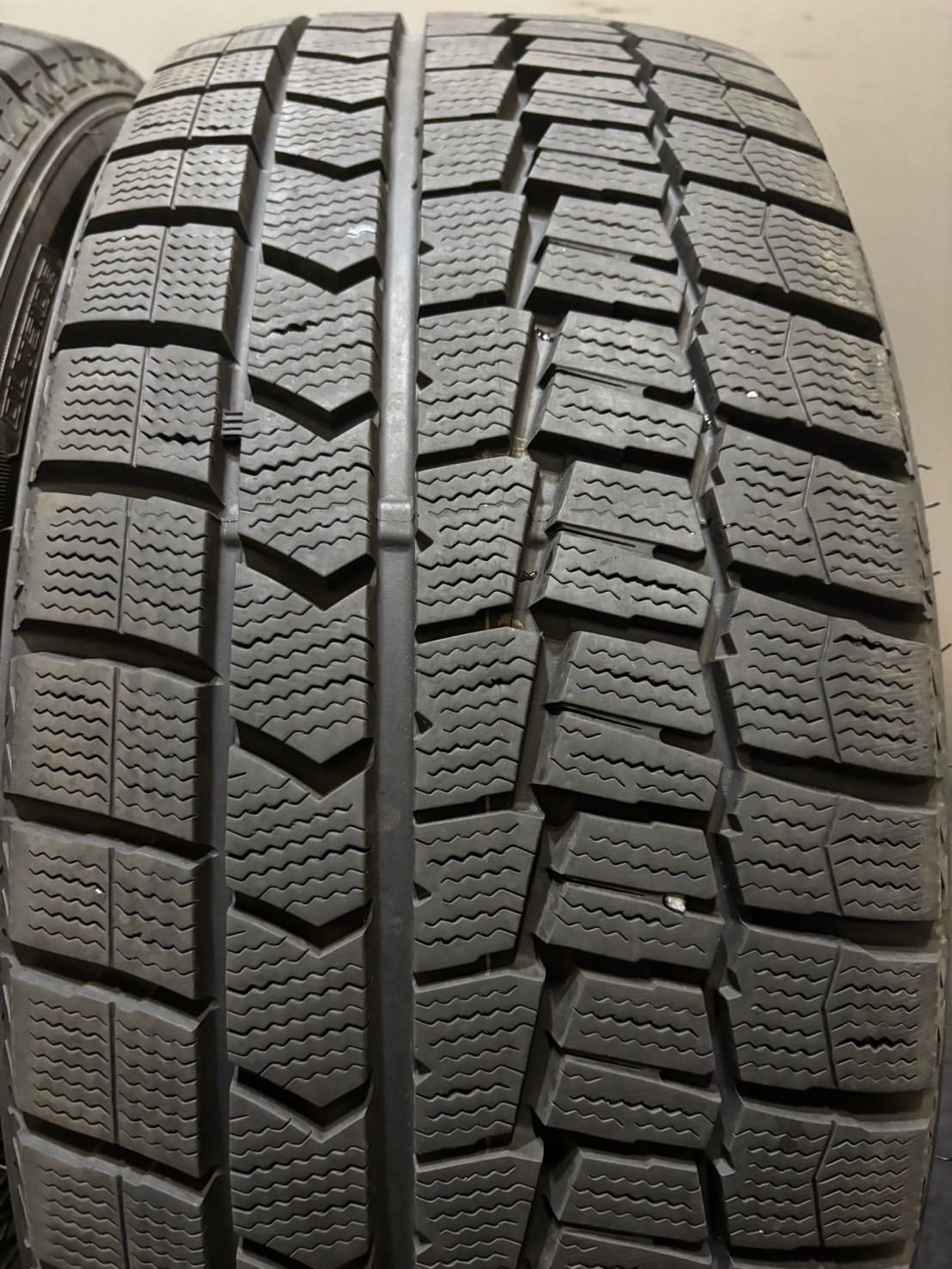 225|45R17 DUNLOP|WINTER MAXX WM02 18年製 スタッドレス 4本 ダンロップ ウィンターマックス ベンツ Aクラス VW ゴルフ A3 3-K449
