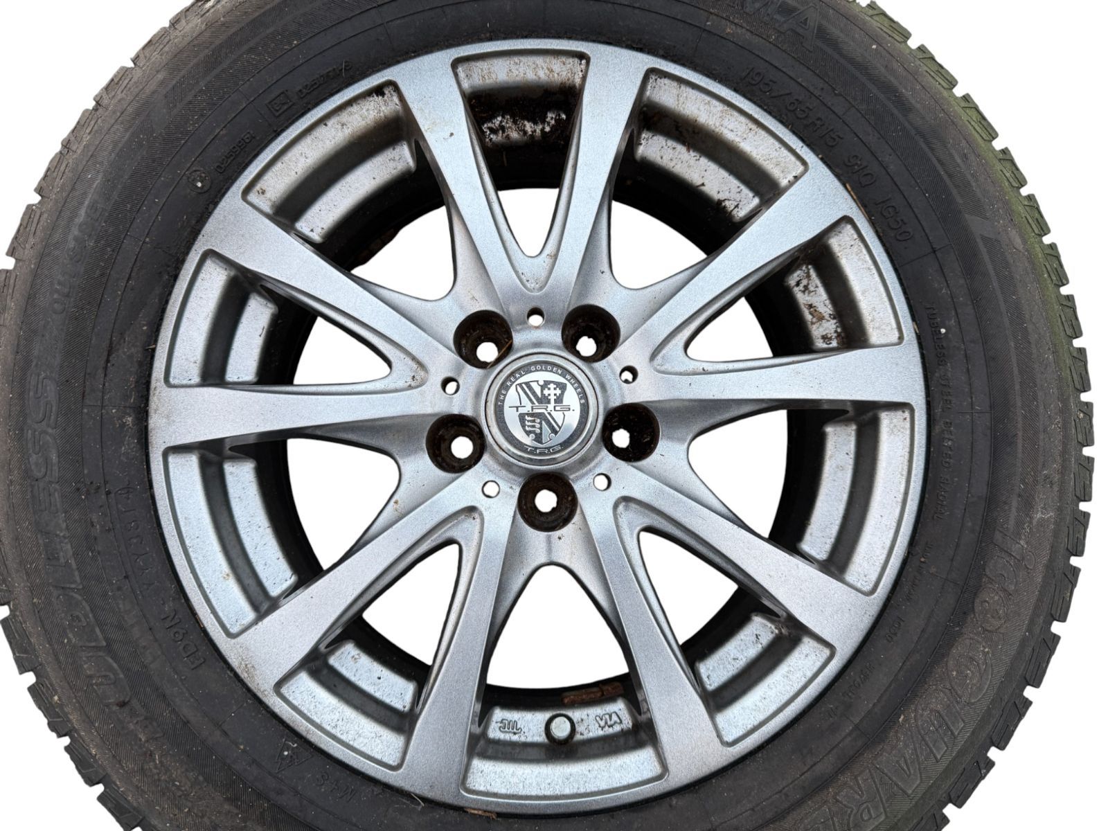 プリウス ZVW30 T.R.G. BAHN 195|65R15 15×6J 5×100 アルミホイール 社外品 4本セット 管理番号 3087 FFCRYSTALESIA_COM