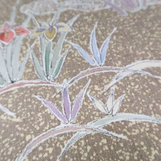 手縫い仕立て 紬訪問着