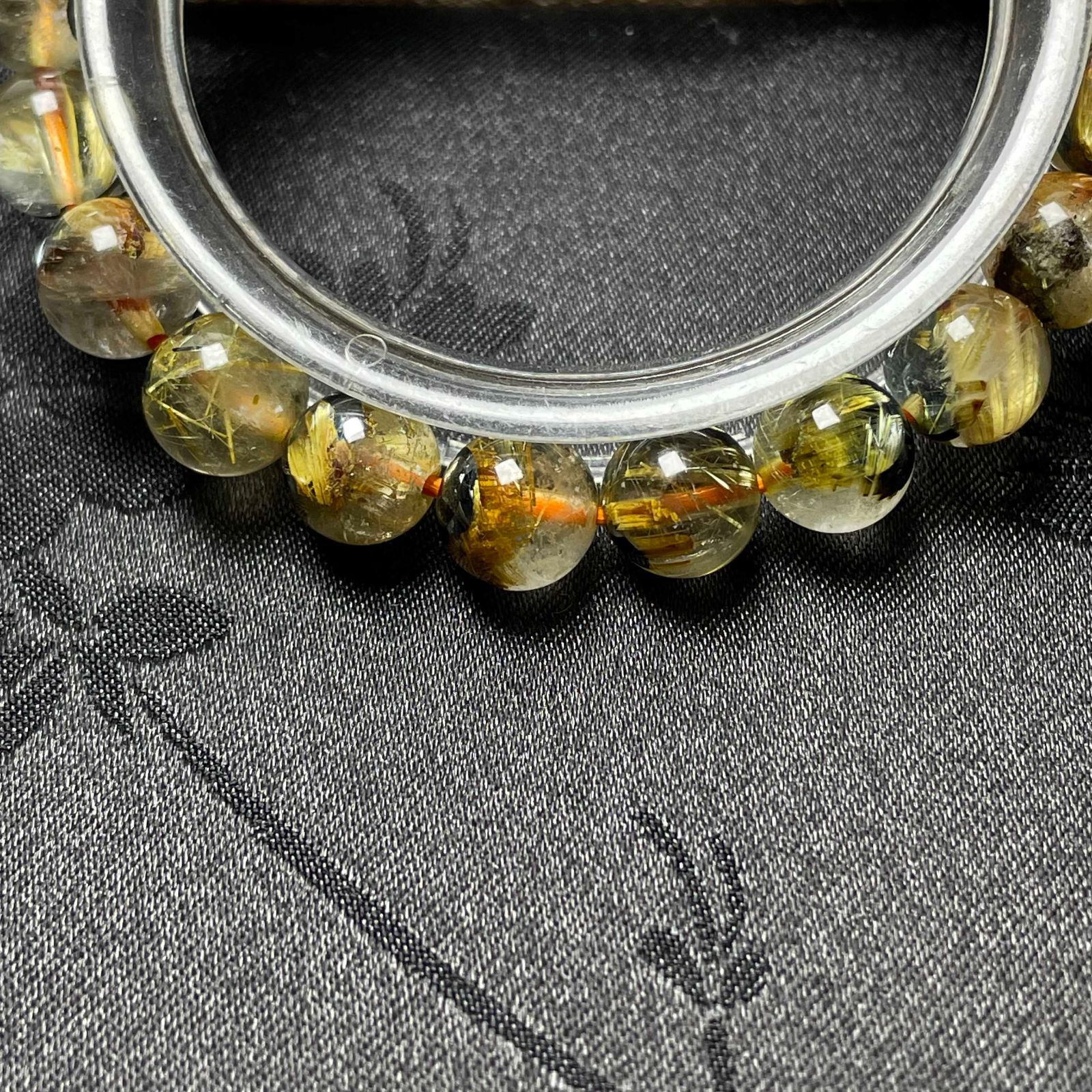 EU製 太陽花タイチンルチル 黄金針水晶 金運 開運 ゴールド ブレスレット パワーストーン プレゼント 8.3-8.7mm ZB9576 WWW_SHINETEETH_COM