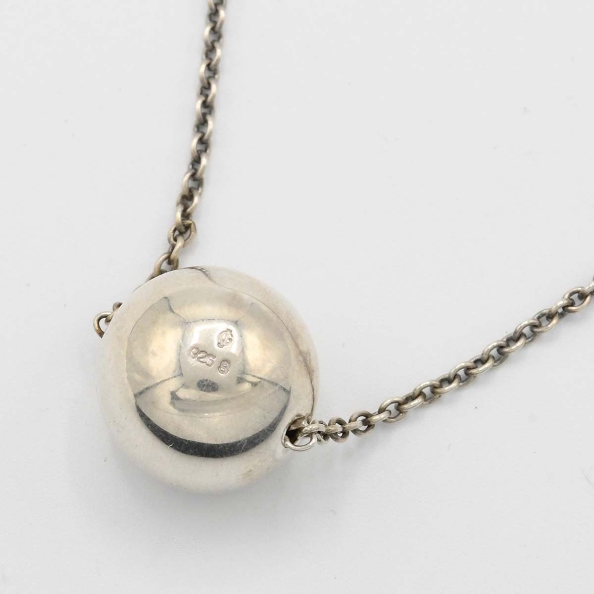 【未使用】  ジョージジェンセン S925 ネックレス GEORG JENSEN ジョージジェンセン ネックレス ケイブ 925 シルバー 約