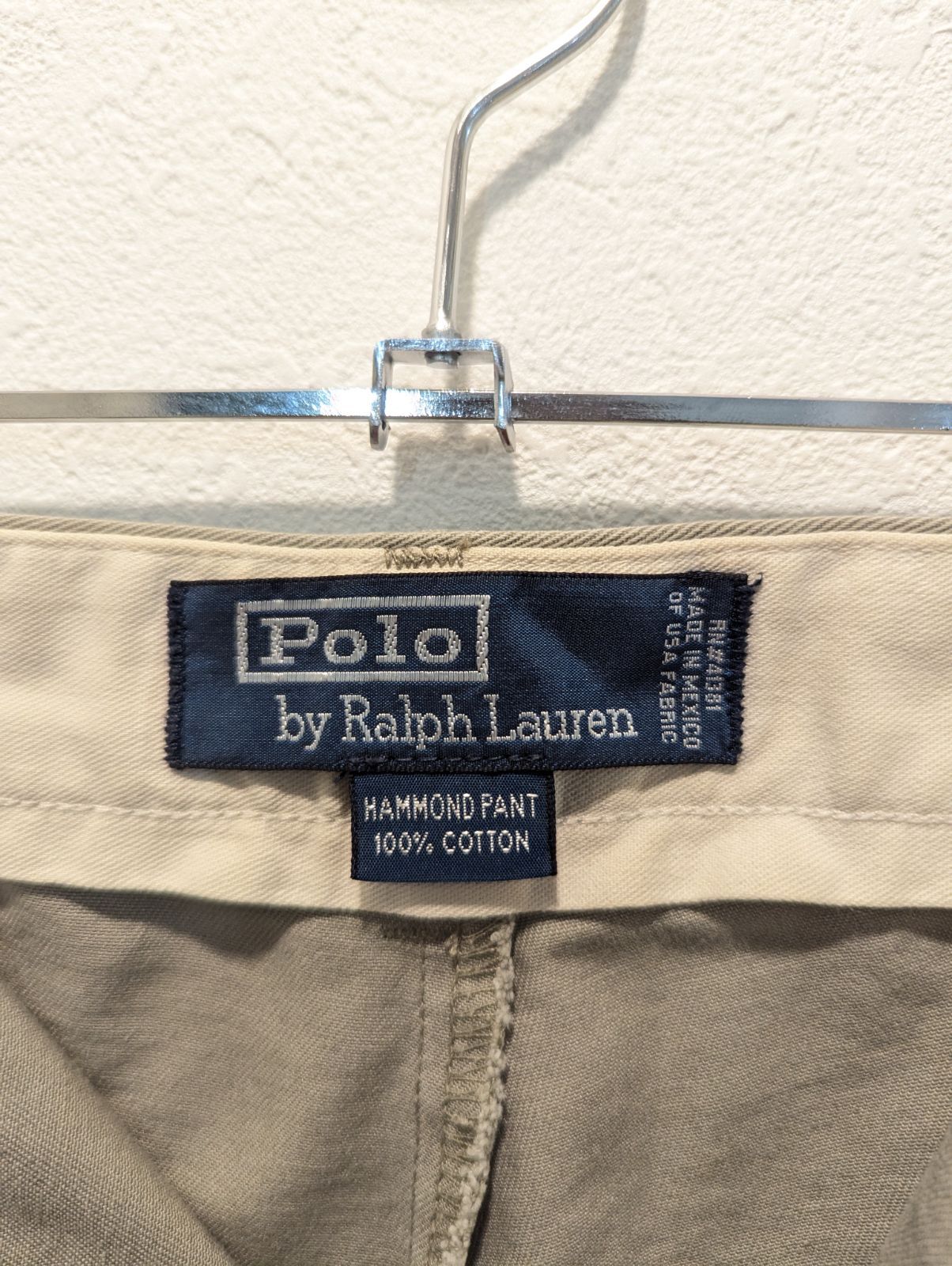 90's POLO RALPH LAUREN ポロラルフローレン チノパン ポロチノ グレー