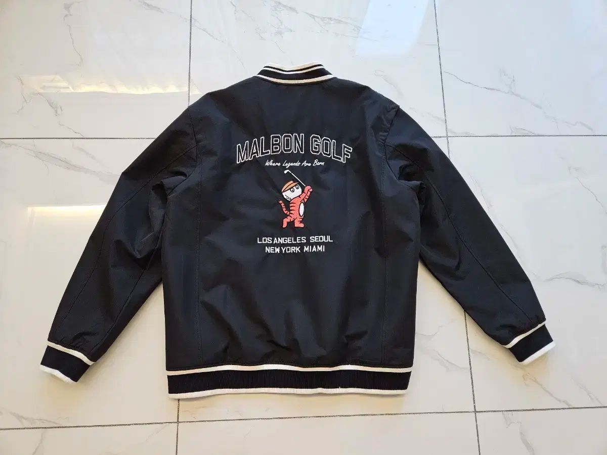マルボンゴルフ タイガー バケット スタジアム ジャケット BLACK 95