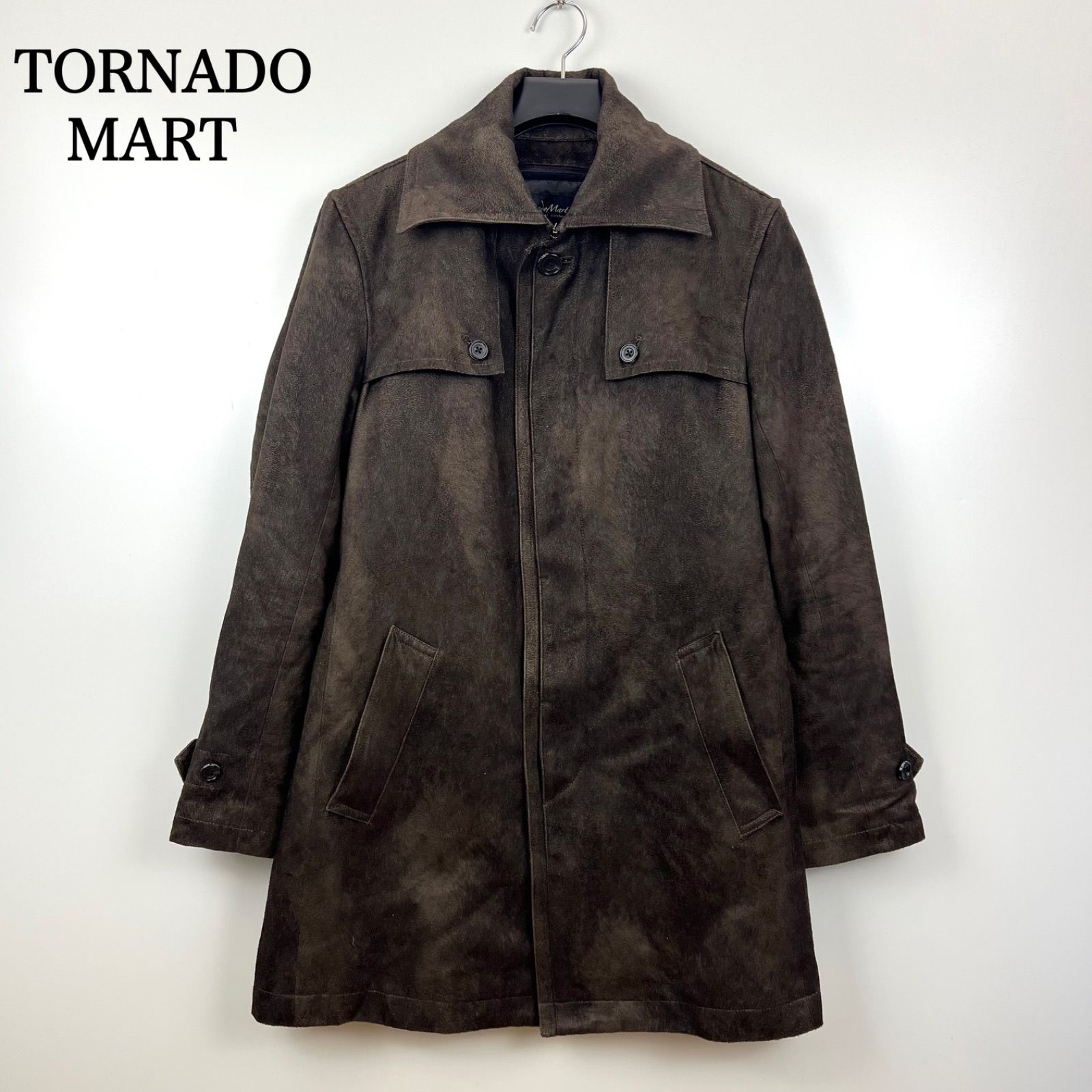 TORNADO MART archive smooth poly suede coat L TCT-6509 トルネード