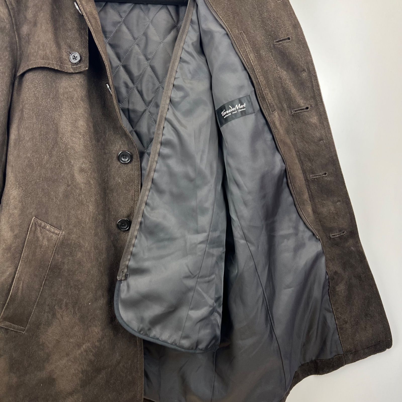 TORNADO MART archive smooth poly suede coat L TCT-6509 トルネード
