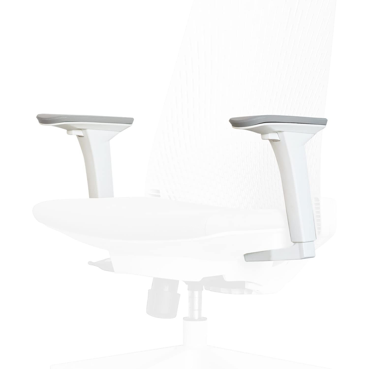 イトーキ サリダ YL6 ホワイトフレーム アジャスタブル肘 ホワイト YL6-W-AEL YL6 ホワイトフレーム アームレスト オフィスチェア デスクチェア ワークチェア