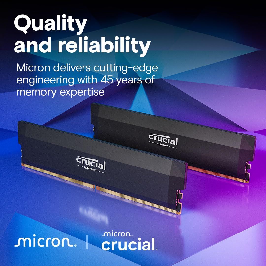 Crucial(クルーシャル) PRO (マイクロン製) デスクトップ用64GB Crucial(クルーシャル) PRO (マイクロン製) デスクトップ用メモリ