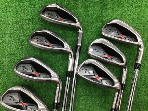 キャロウェイ X HOT 8 S USA アイアンセット IR SPEED STEP 85 フレックスS メンズ 男性用 右利き 右用 Cランク ゴルフクラブ