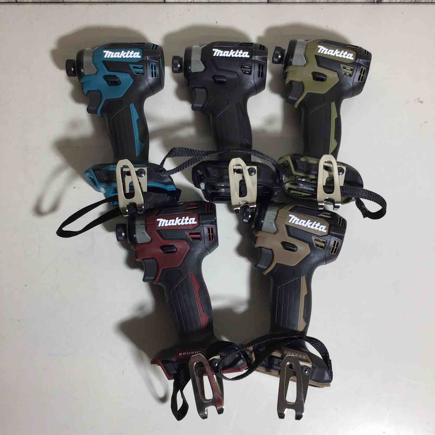 ♥品 マキタ makita コードレス インパクトドライバー TD173DZ 5色セット インパクト ブルー ブラック オリーブ ブラウン レッド 色 戸田店