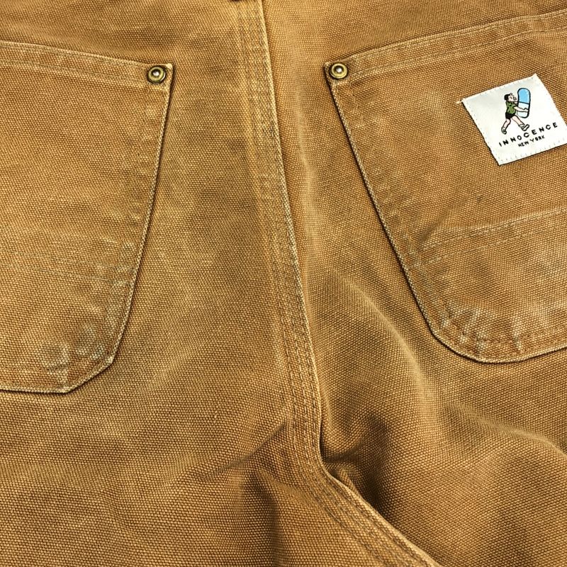 中古】INNOCENCE ハーフペインターパンツ カーキ W29 イノセンス[92
